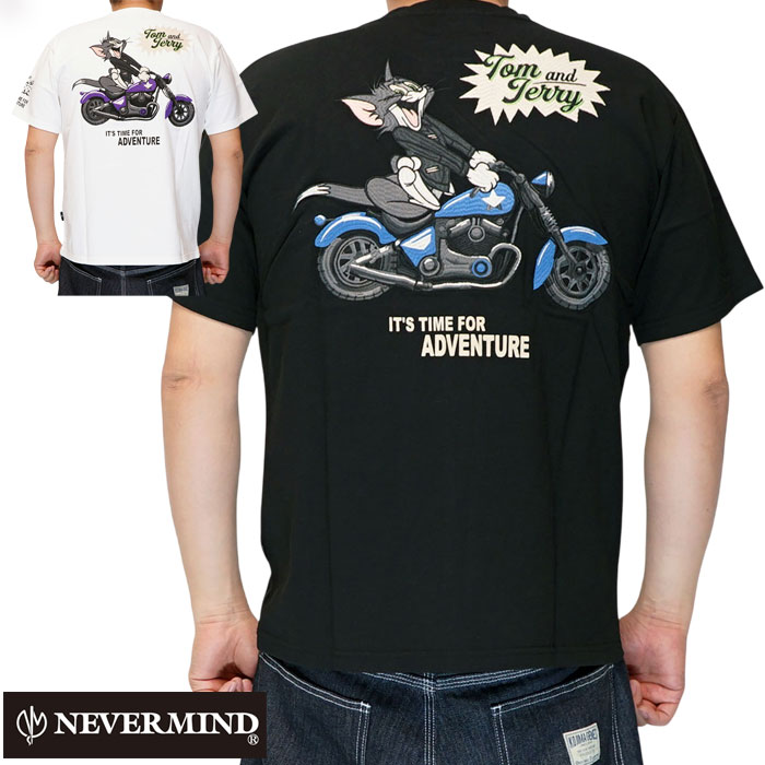 NEVER MIND ネバーマインド トムとジェリー コラボ Tシャツ メンズ TJN