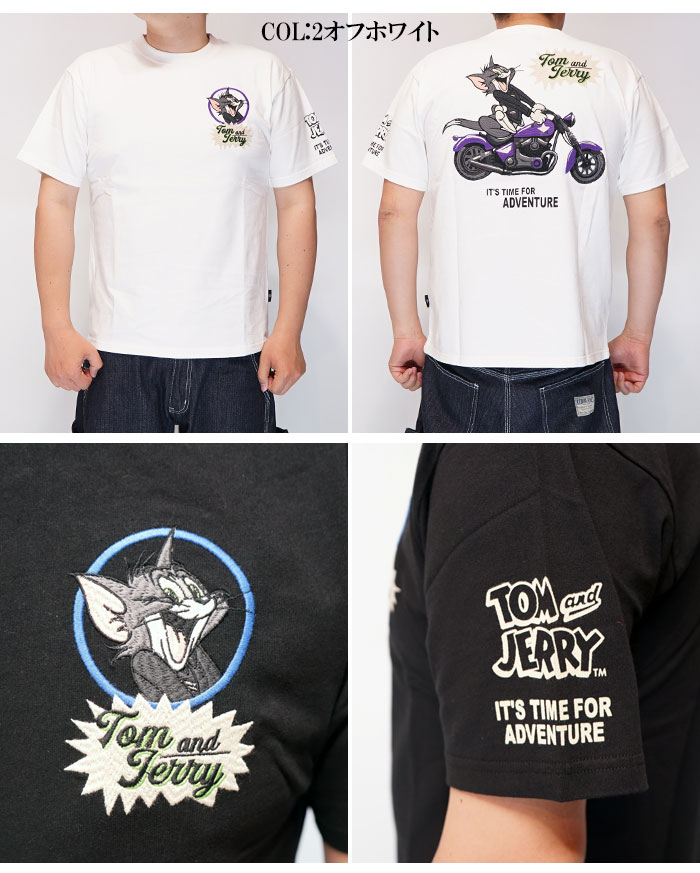 NEVER MIND ネバーマインド トムとジェリー コラボ Tシャツ メンズ TJN