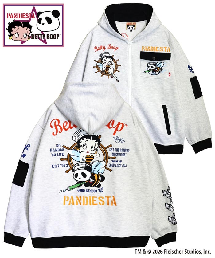 PANDIESTA パンディエスタ ベティブープコラボ パーカー メンズ パンダ
