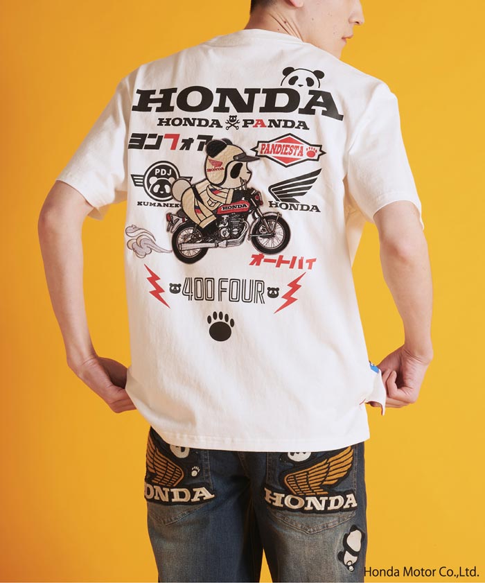 ホンダ Honda パンディエスタ PANDIESTA コラボ Tシャツ パンダ