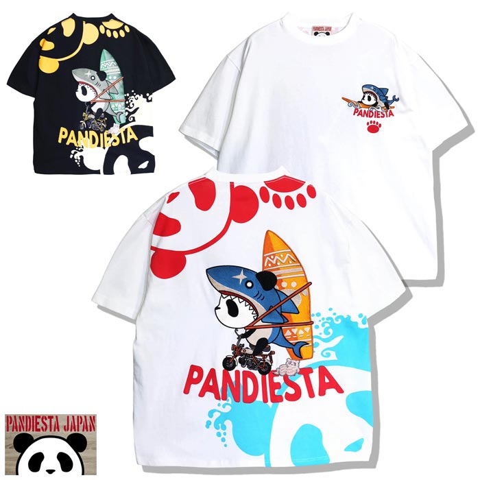 PANDIESTA パンディエスタ Tシャツ 半袖 パンダ メンズ サーフライド