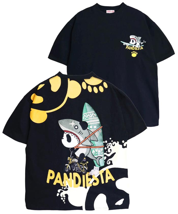 PANDIESTA パンディエスタ Tシャツ 半袖 パンダ メンズ サーフライド