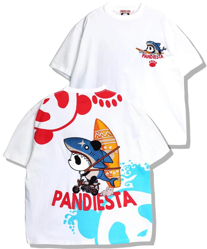 PANDIESTA パンディエスタ Tシャツ 半袖 パンダ メンズ サーフライド