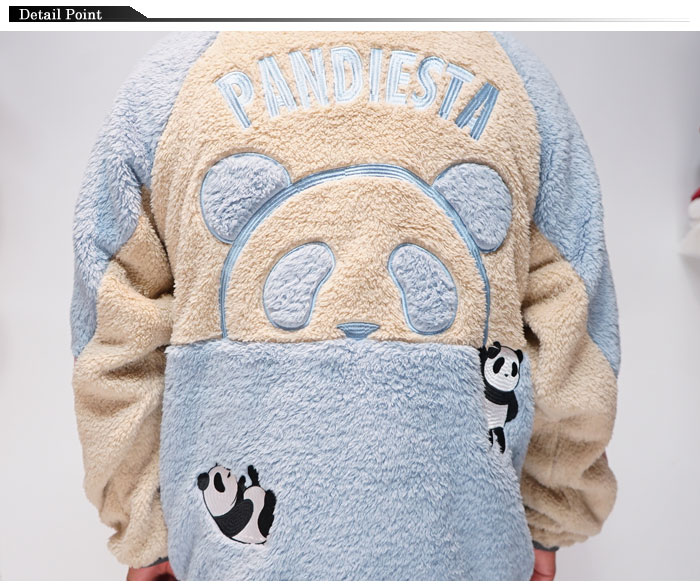 パンディエスタ PANDIESTA アノラックパーカー ソフトフリース ハーフジップ メンズ パンダ 和柄 533565 送料無料 パンディエスタ PANDIESTA アノラックパーカー ソフトフリース ハーフ