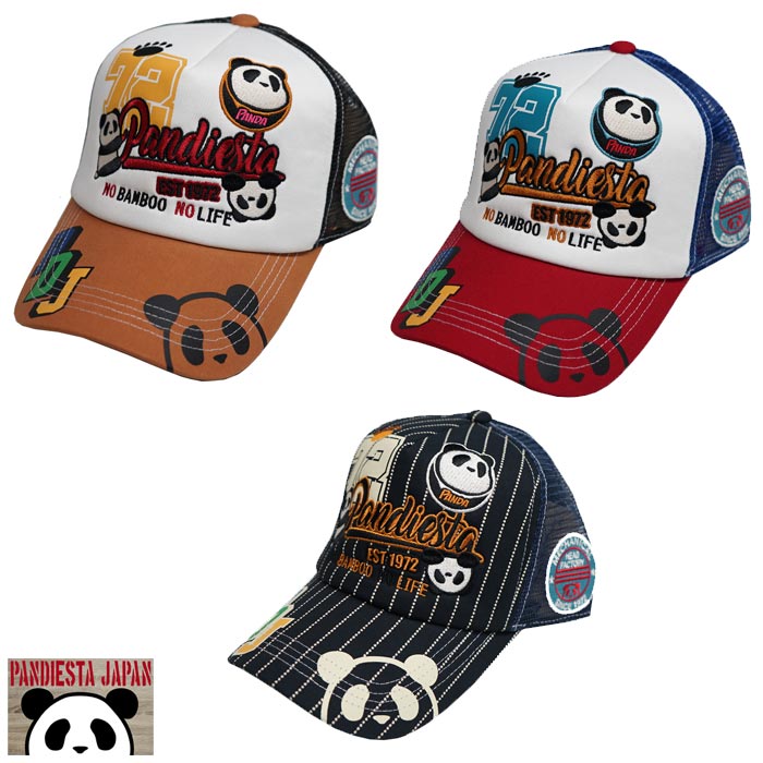 パンディエスタ PANDIESTA キャップ CAP 帽子 メンズ パンダ カレッジ