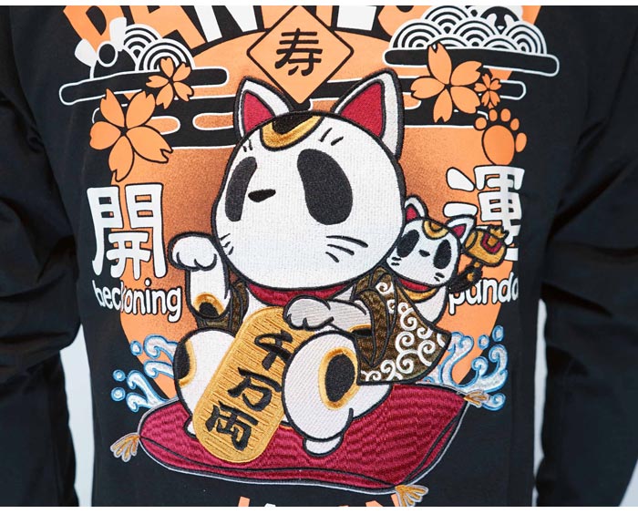 パンディエスタ PANDIESTA ロング Tシャツ パンダ ネイティブ 和柄