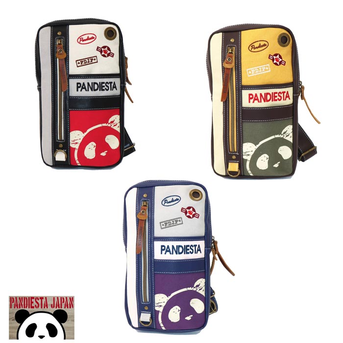 パンディエスタ PANDIESTA ショルダーバッグ BAG 鞄 パンダ メンズ 和