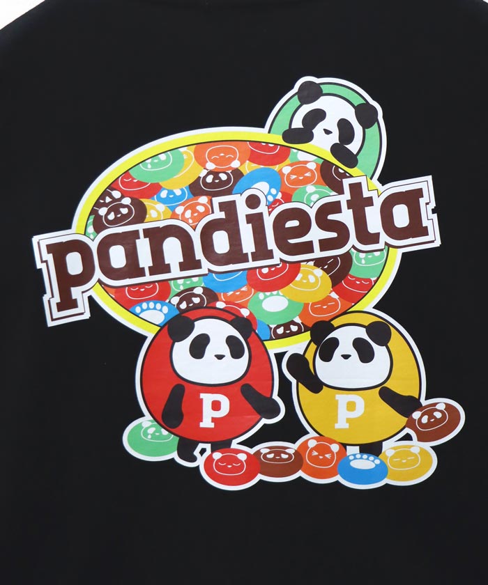 パンディエスタ PANDIESTA Tシャツ 半袖 パンダ メンズ カラフルスイーツポケット 和柄 554350｜mayakasai｜06