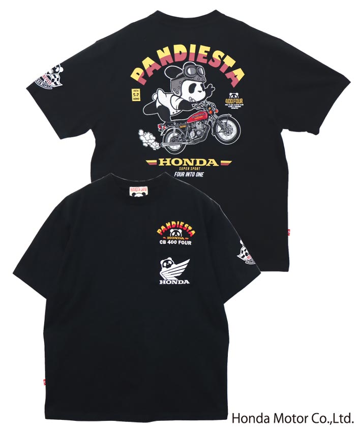 ホンダ Honda パンディエスタ PANDIESTA コラボ Tシャツ パンダ