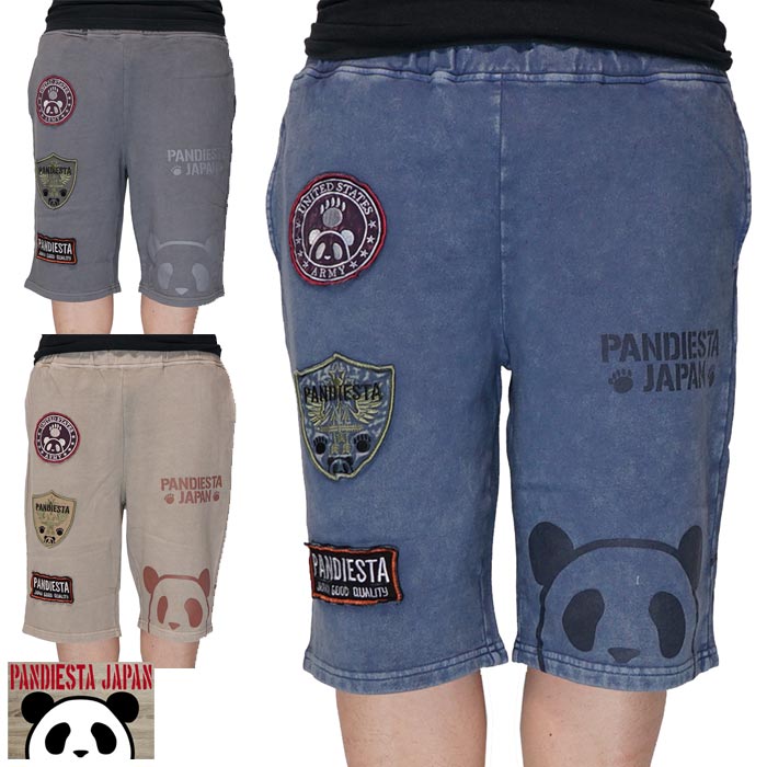 パンディエスタ PANDIESTA ショート パンツ パンダ メンズ 裏毛