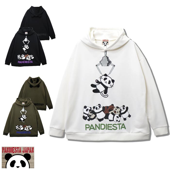 パンディエスタ PANDIESTA ビッグサイズ パーカー メンズ パンダ