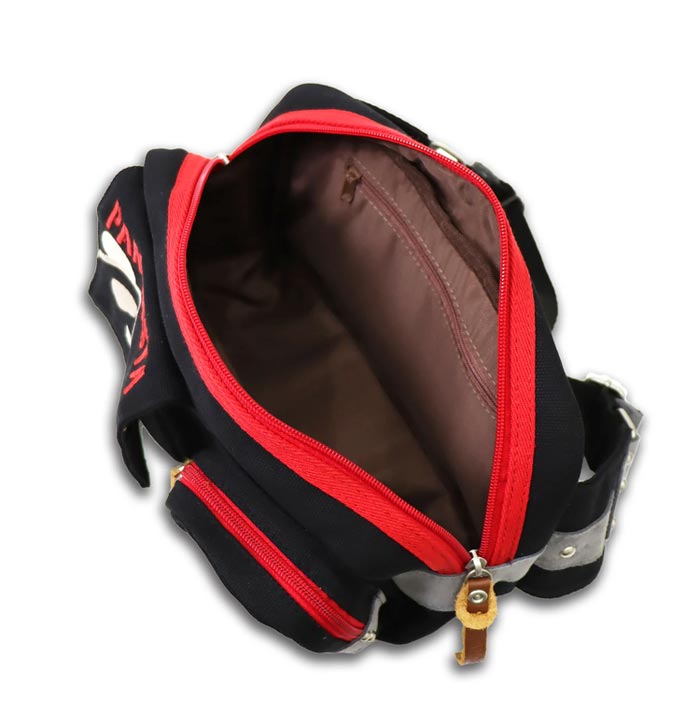 未使用級 PANDIESTA 熊猫謹製 2WAYボディバッグ 和柄 ミリタリー パンディエスタ PANDIESTA ボディバッグ BAG 鞄 パンダ メンズ