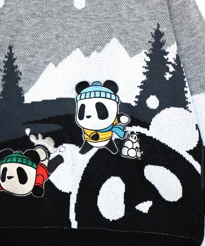 パンディエスタ PANDIESTA パンダ ニット セーター モールジャガード