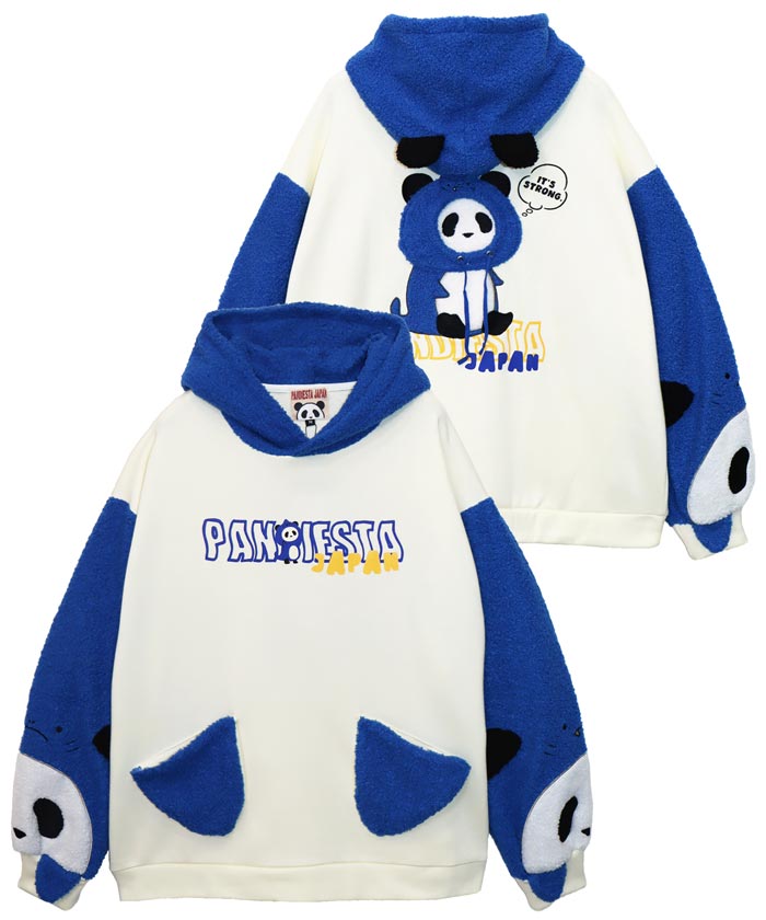 パンディエスタ PANDIESTA パーカー メンズ パンダ シャークパンダ BIG