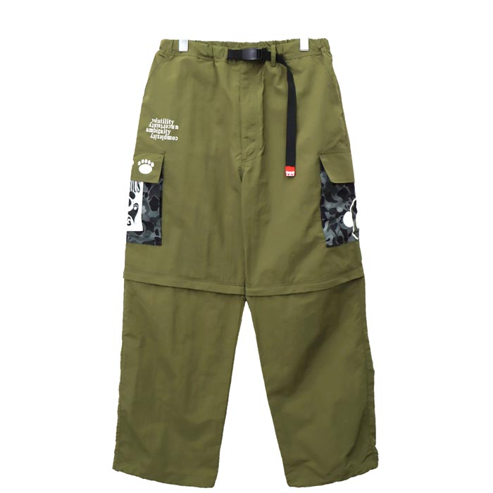 パンディエスタ PANDIESTA 2WAYミリタリー カーゴパンツ パンダ メンズ