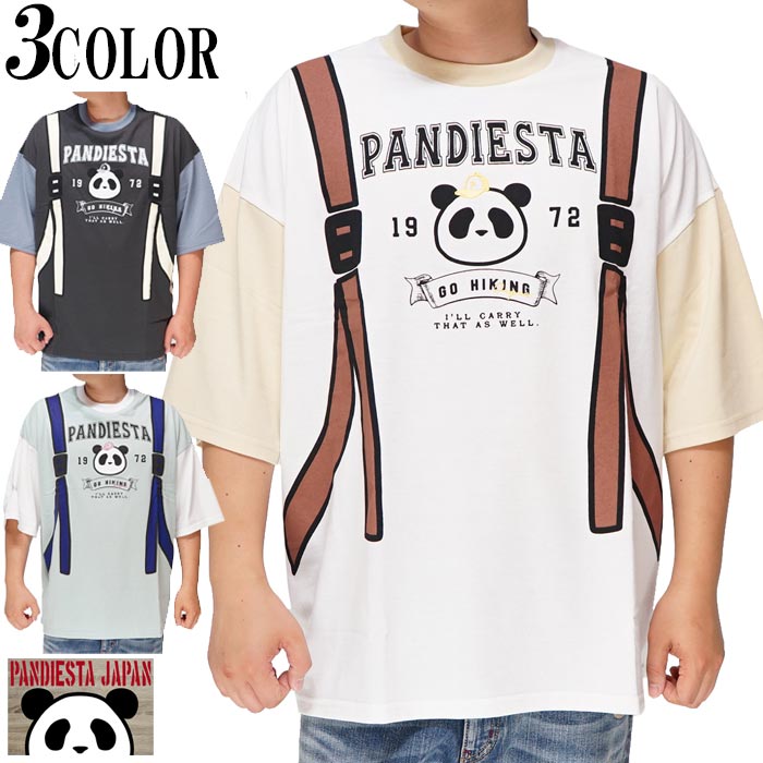 PANDIESTA パンディエスタ Tシャツ 半袖 パンダ メンズ リュック