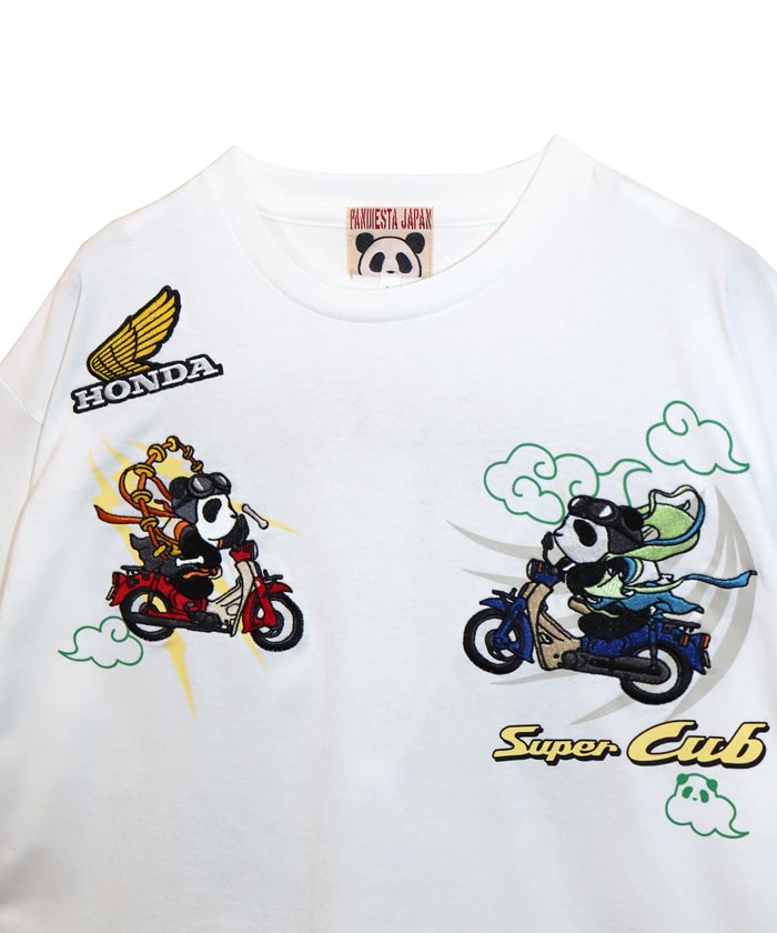 ホンダ Honda パンディエスタ PANDIESTA コラボ Tシャツ パンダ 風雷神
