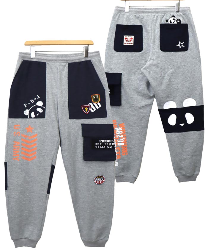 パンディエスタ PANDIESTA ミリタリー切替 スウェット パンツ