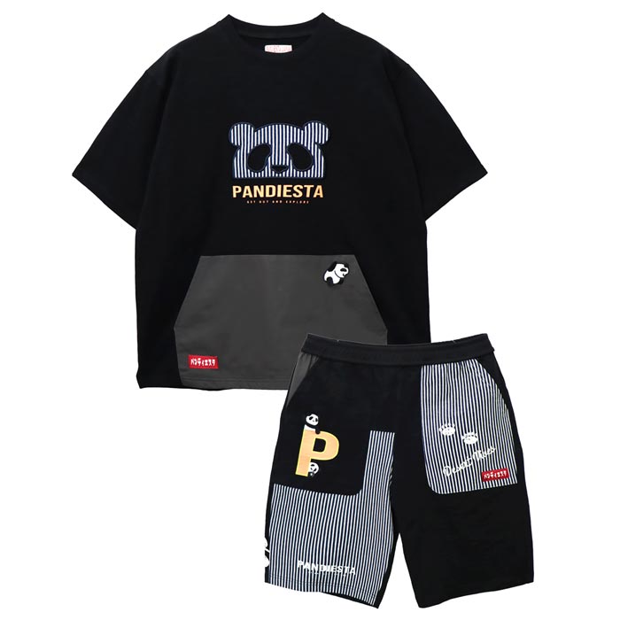 パンディエスタ PANDIESTA カンガルーポケット Tシャツ＆ショーツ