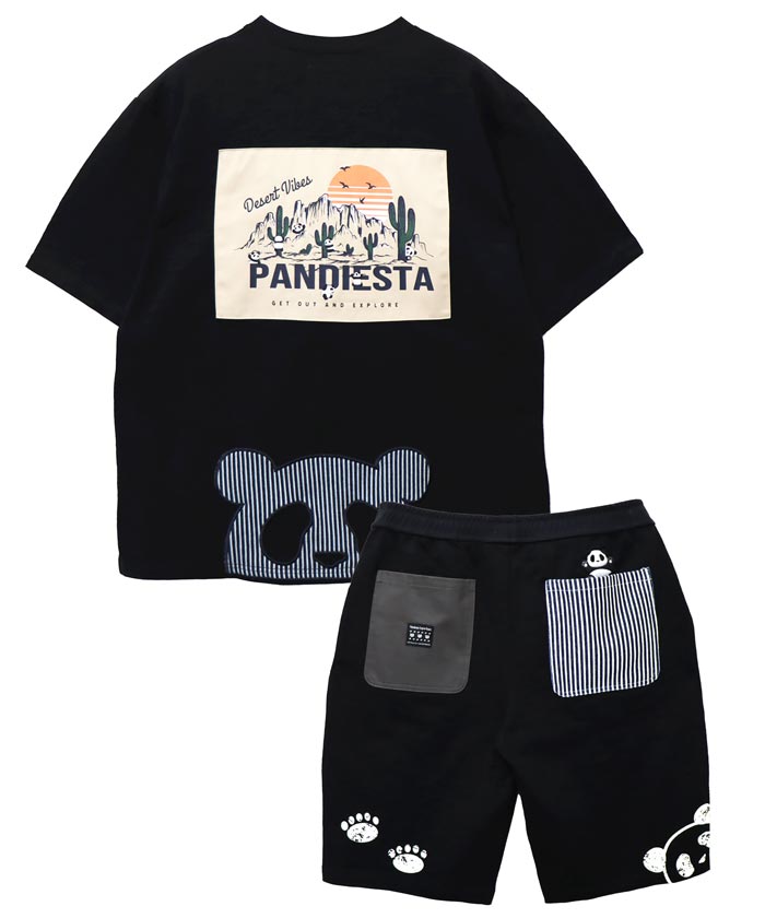 パンディエスタ PANDIESTA カンガルーポケット Tシャツ＆ショーツ