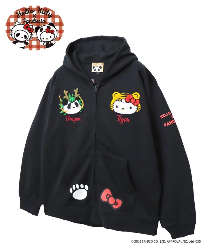 ぱ*。様 ぱーかー。ページ PANDIESTA パンディエスタ HELLO KITTY コラボ パーカー メンズ ハロー