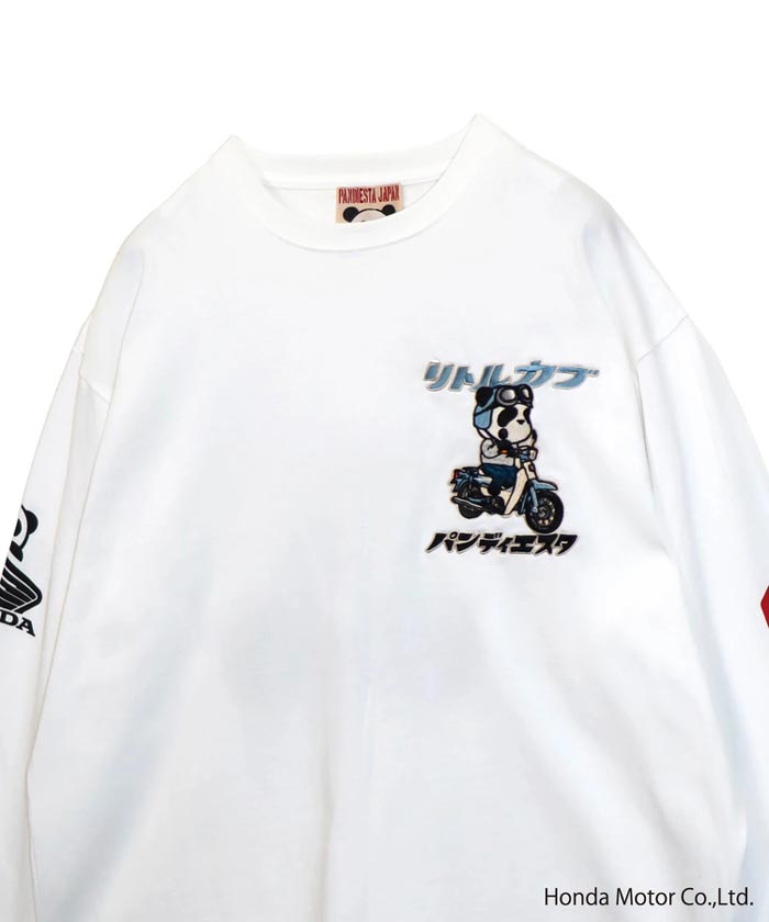 ホンダ Honda パンディエスタ PANDIESTA コラボ ロング Tシャツ パンダ