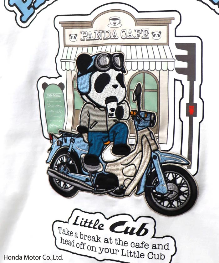 ホンダ Honda パンディエスタ PANDIESTA コラボ ロング Tシャツ パンダ