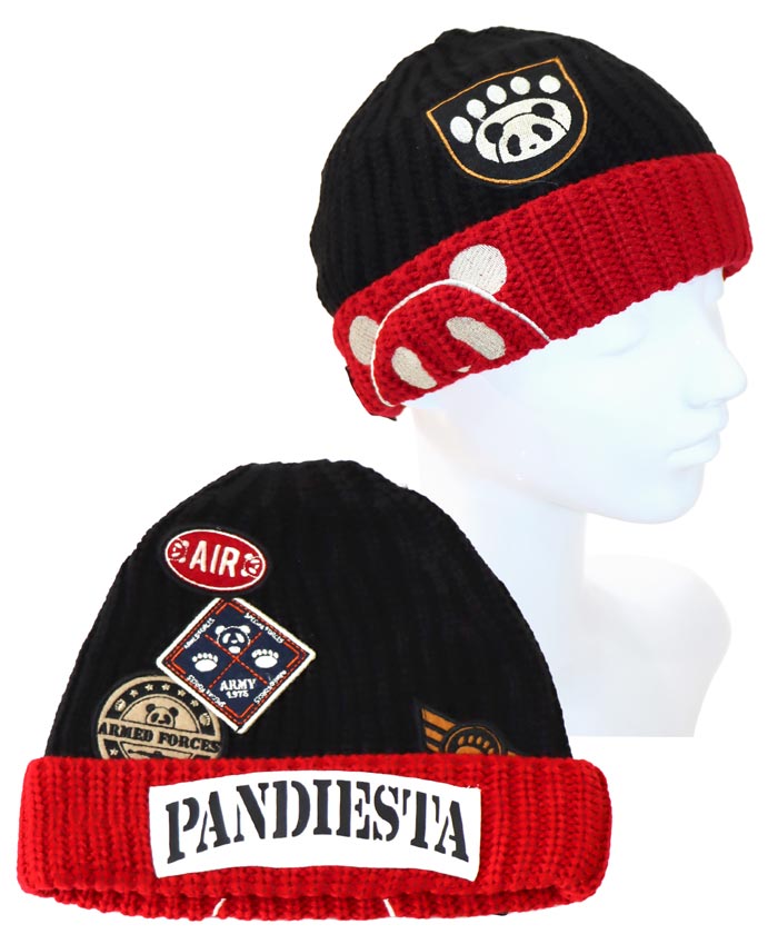 PANDIESTA パンディエスタ ニットキャップ CAP 帽子 メンズ パンダ