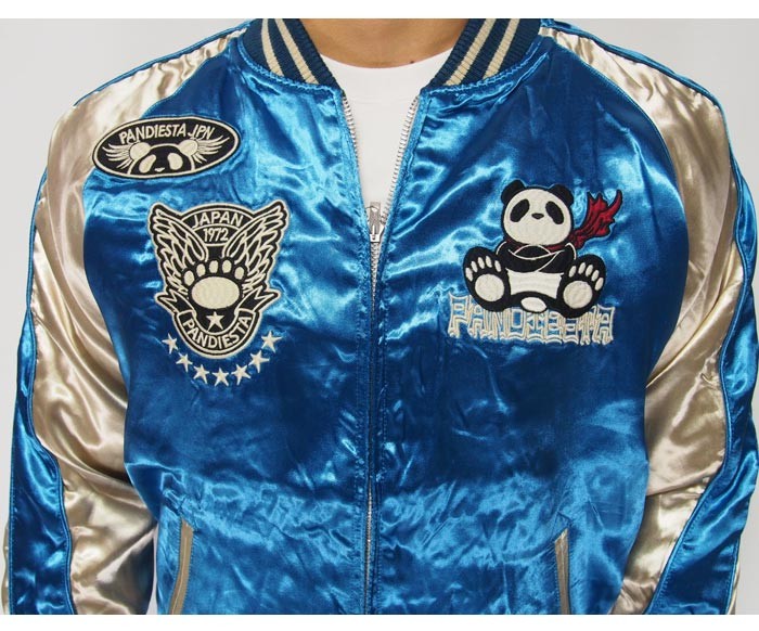 パンディエスタ スターウィング&シービーズ リバーシブルスカジャン/パンダXXL PANDIESTA（パンディエスタ） スターウィング&シービーズ リバーシブル