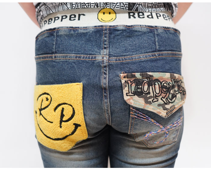 RED PEPPER（レッドペッパー） レディース デニム ジーンズ ロゴ