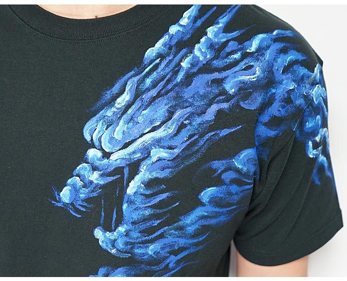 羽水] うすい 阿吽 手描き 和柄Tシャツ 半袖 aun20 羽水 うすい 和柄