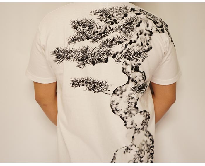 羽吹 うすい 松 手描き 和柄Tシャツ 半袖 matu20 : ジーンズプラザ摩耶