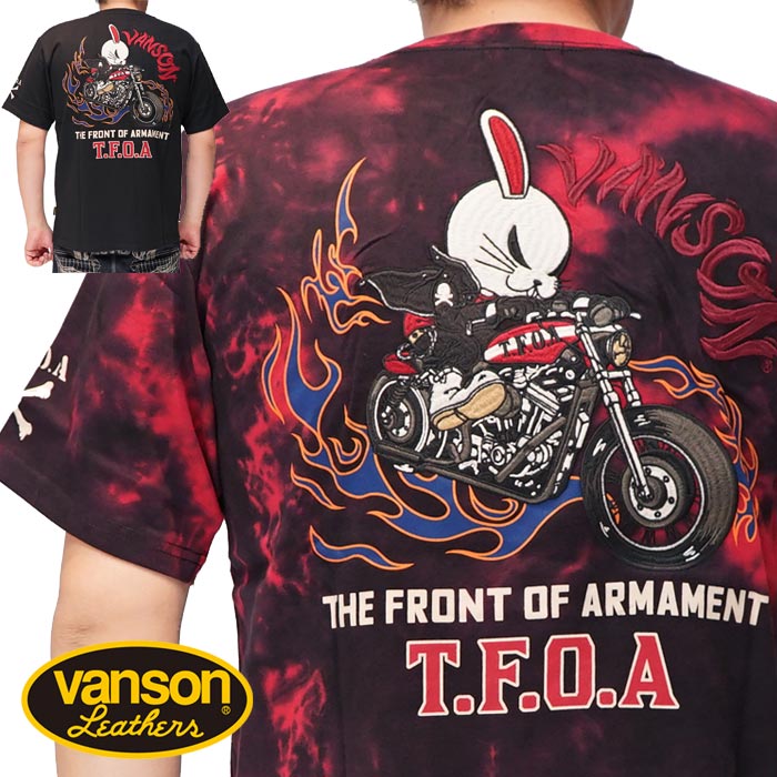 VANSON バンソン クローズ メンズ デスラビット Tシャツ 半袖 T.F.O.A