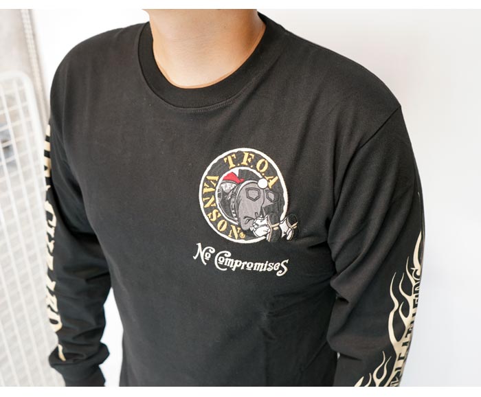 VANSON バンソン × クローズ WORST T.F.O.A コラボ ロング Tシャツ