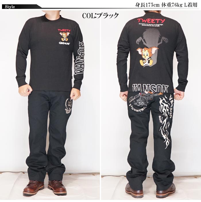 VANSON バンソン ルーニー テューンズ コラボ LOONEY TUNES ロングT