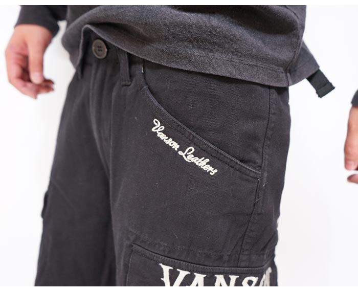 VANSON（バンソン） カーゴパンツ メンズ スターウイング NVBL-2201