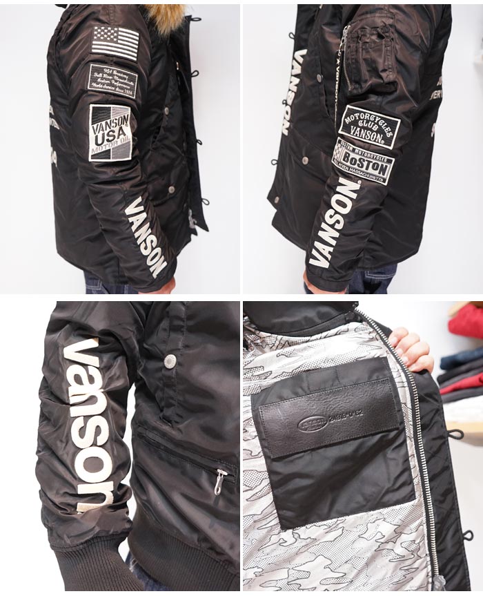 VANS バンズ　N-3B ダウン ジャケット バンソン VANSON ミドルレングス N-3B アウター メンズ フライト
