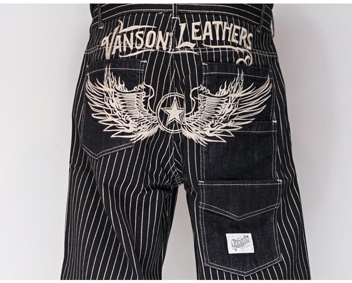 バンソン VANSON ショートパンツ ジーンズ デニム メンズ ウォバッシュ