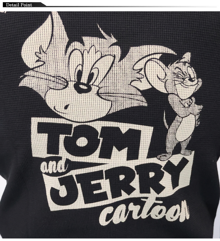 VANSON バンソン トムとジェリー コラボ ロング Tシャツ 半袖 メンズ