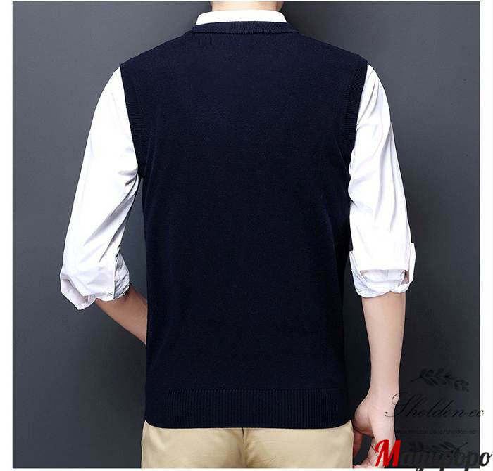 ベスト メンズ ニット 丸首 秋冬 大きいサイズ ウール ニットベスト メンズファッション Uネック トップス セーター 通勤 無地 シンプル オシャレ ビジネス 21cppy48 マユポポ 通販 Yahoo ショッピング