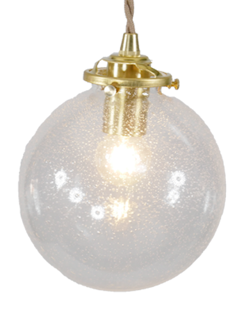 激安販売 ガラスボールペンダント ダイニング LED リビング ６インチ おしゃれ 照明 北欧 透明 照明器具 カフェ KMP-7119