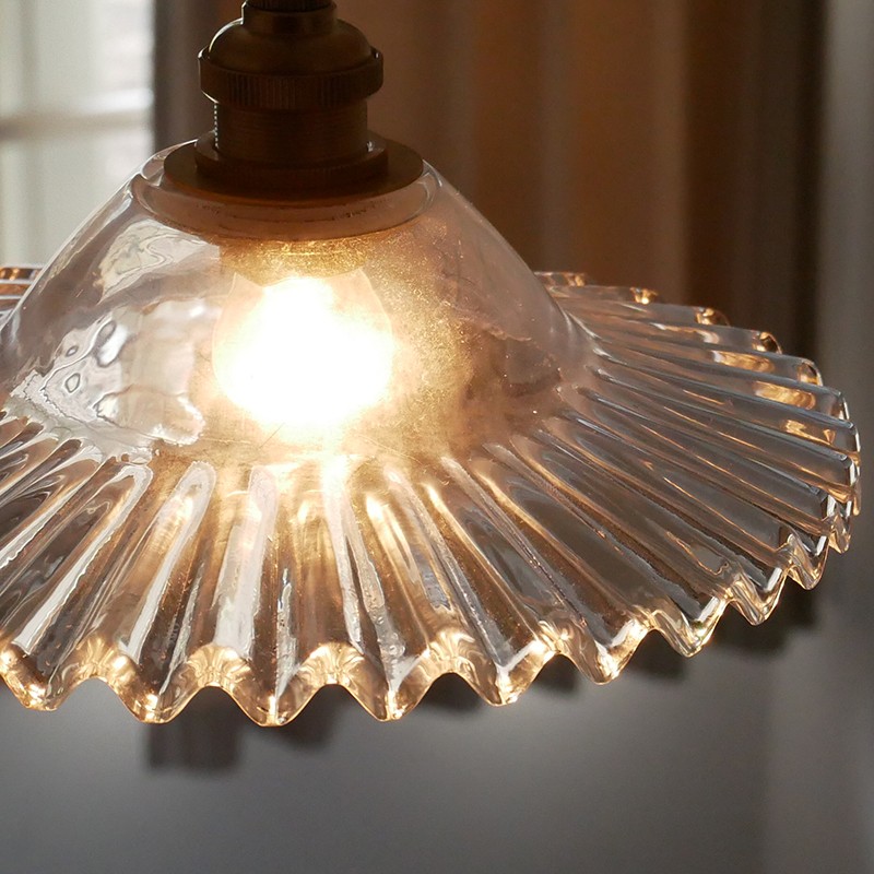 照明 ペンダントライト 明るい 透明 ガラス 真鍮 ランプ おしゃれ かわいい 照明 キッチン 玄関...