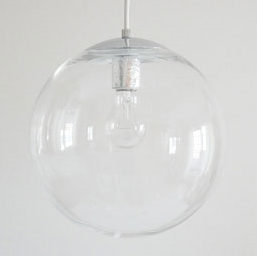 ペンダントライト ガラス ボール 透明  8インチ   照明 おしゃれ スタイリッシュ モダン 北欧 カフェ W-7151｜mazazulamp｜04
