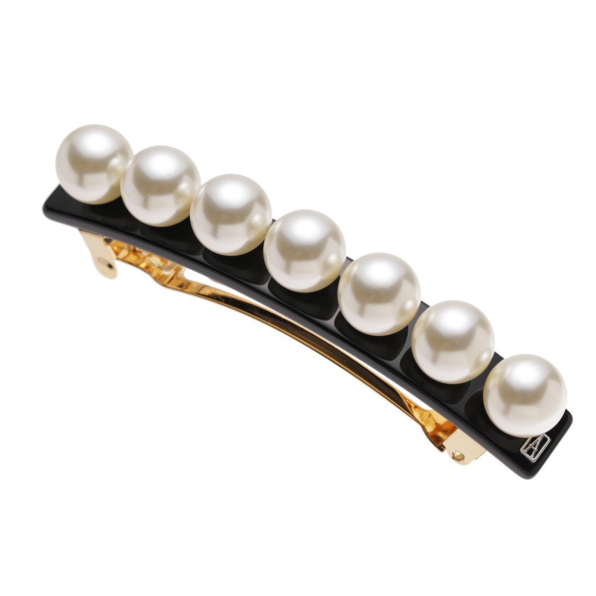 アレクサンドルドゥパリ ALEXANDRE DE PARIS バレッタ TIMELESS BARRETTE AUTO 8CM PERLEE レディース aa8-16919-03-wの画像