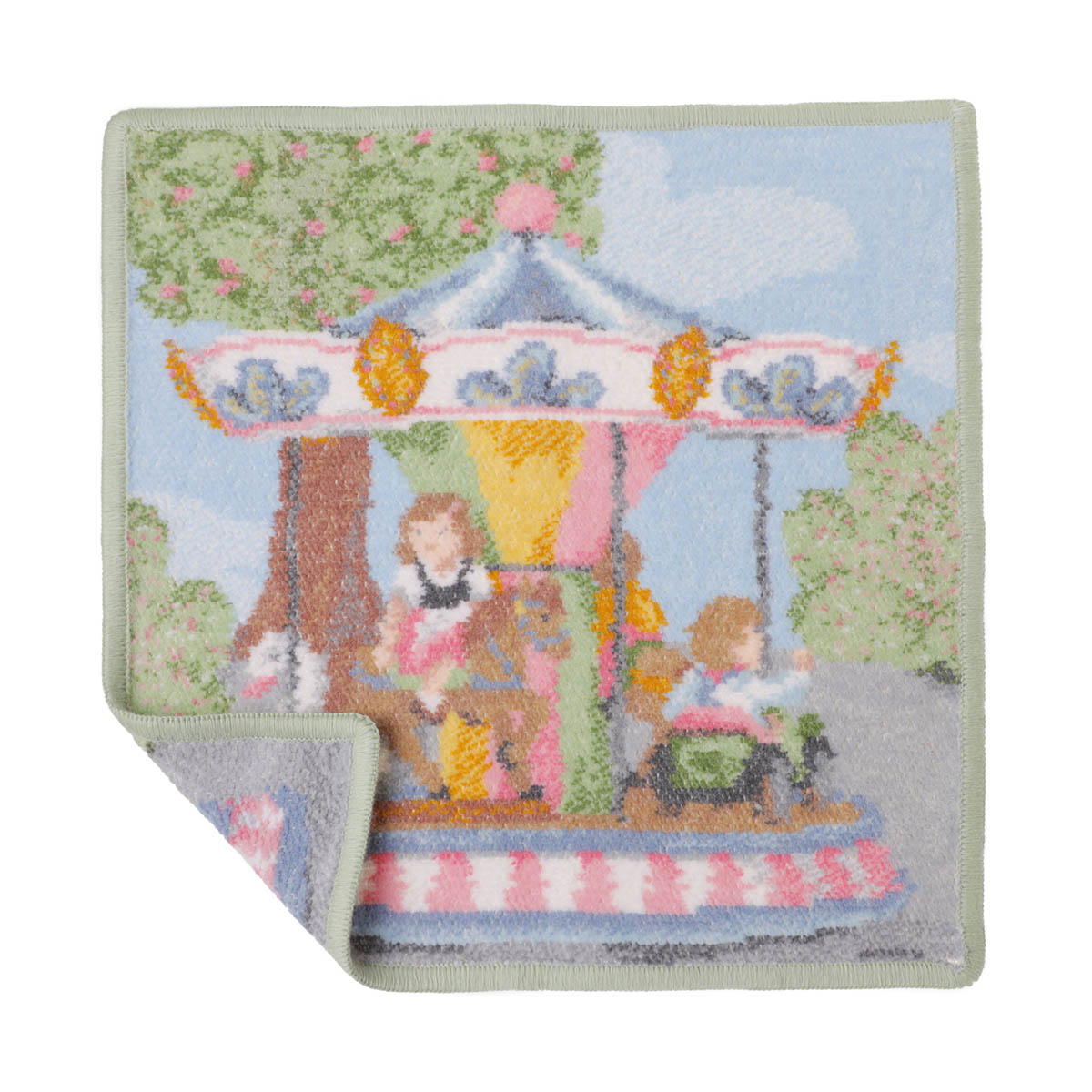 【ネコポス対応(4点まで)】フェイラー FEILER ハンカチ 25cm×25cm ミニタオル レディース funfair22700480134-funfair-candypink | feiler | 01