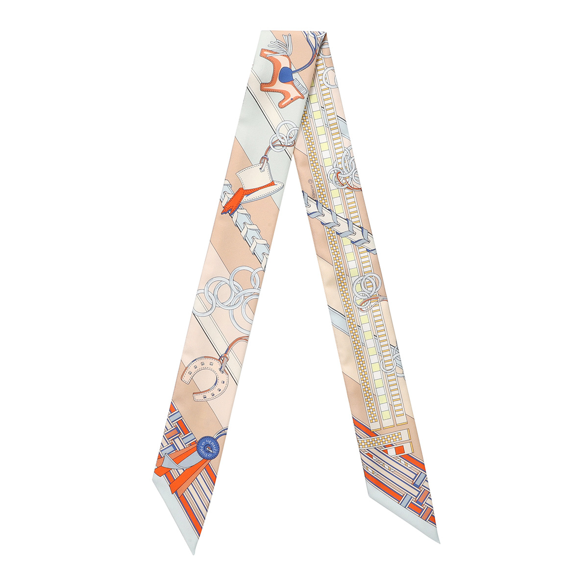 エルメス HERMES スカーフ BRIDES ET GRIS-GRIS TWILLY ツイリー