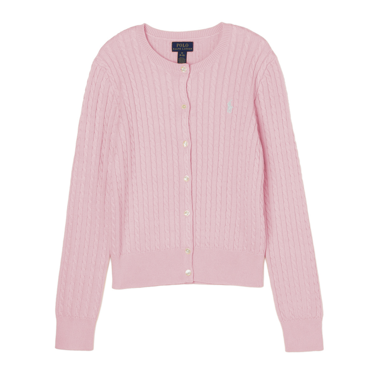 ポロラルフローレン　ニットカーディガン　ピンクポニー 中古・古着通販】POLO RALPH LAUREN (ポロ・ラルフローレン