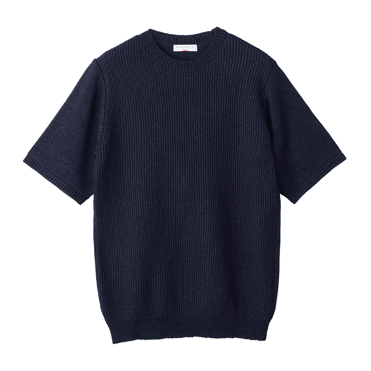 モダンブルー MODERN B. 美濃和紙ニットTシャツ 7ゲージ サマーニット
