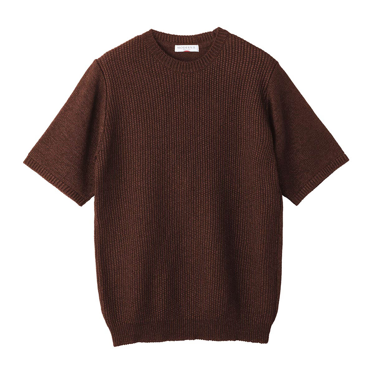 モダンブルー MODERN B. 美濃和紙ニットTシャツ 7ゲージ サマーニット