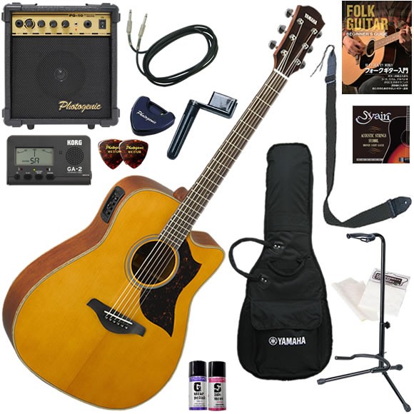 YAMAHA ヤマハ A1M/TBS エレアコ 初心者セット レトロなデザインで多